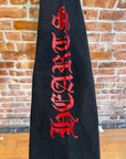 CHROME HEARTS VINTAGE SPELLOUT POCKET LONGSLEEVE ‘BLACK/RED’