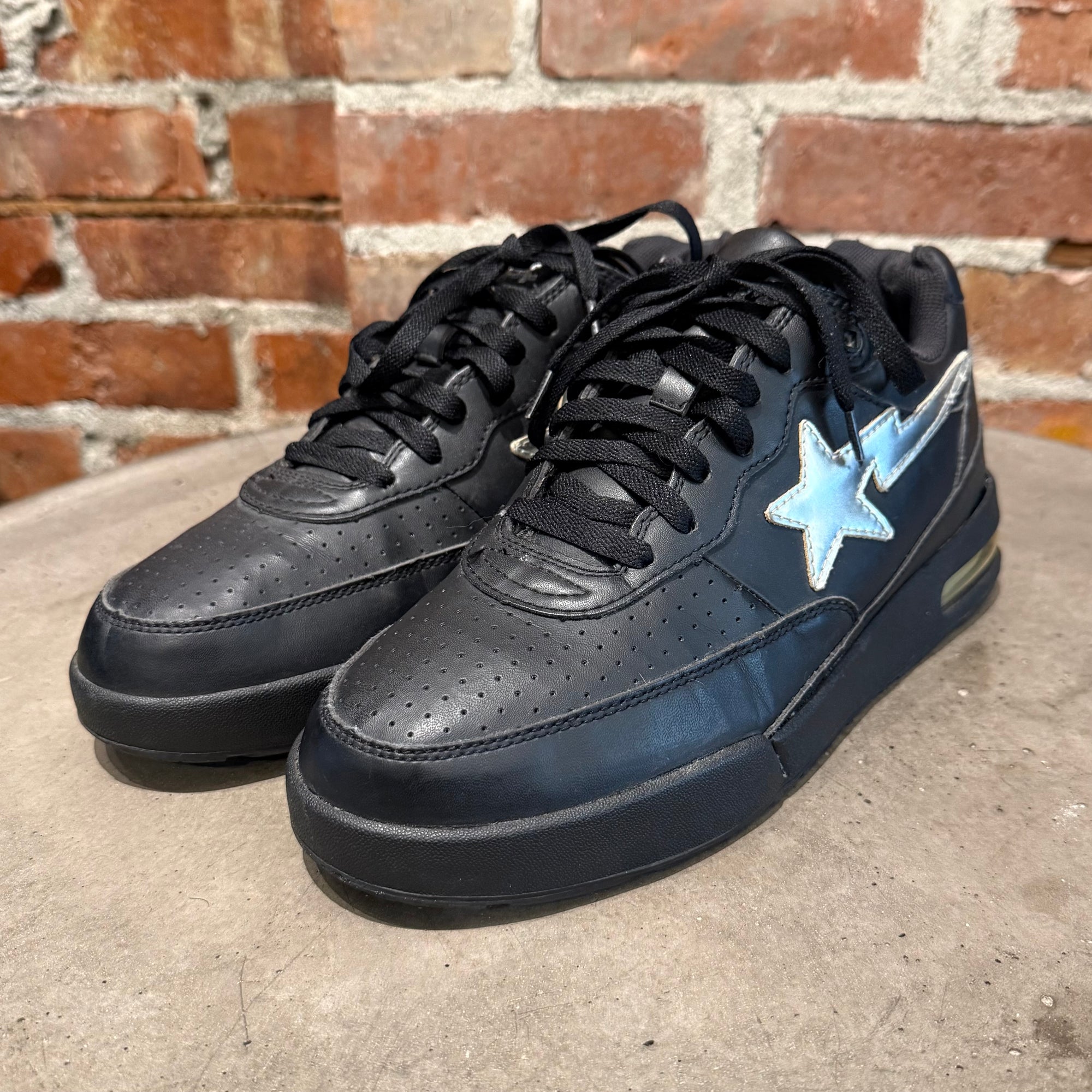 BAPE ROADSTA SNEAKERS ‘BLACK/SILVER’
