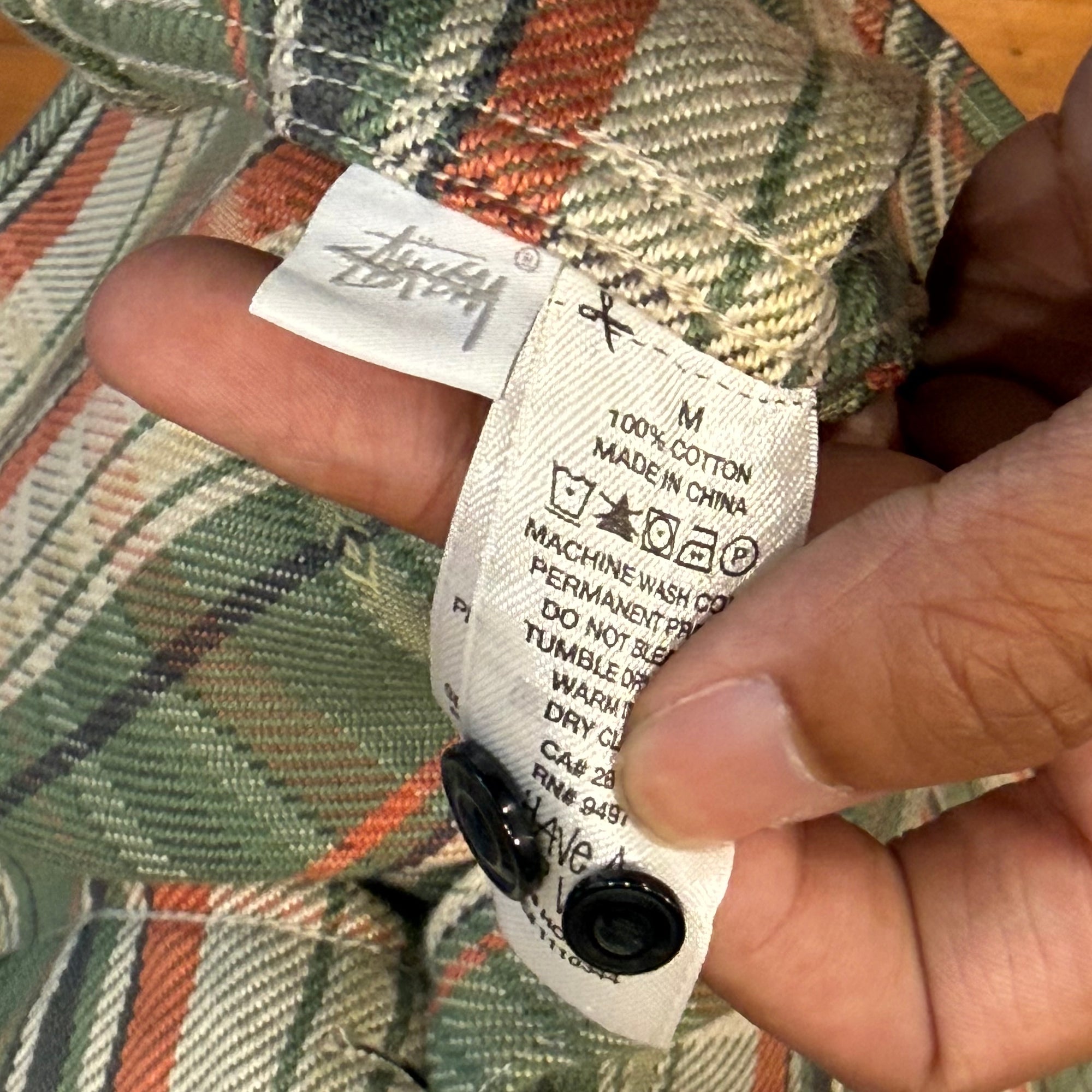 STUSSY LUMBER FLANNEL ‘GREEN’