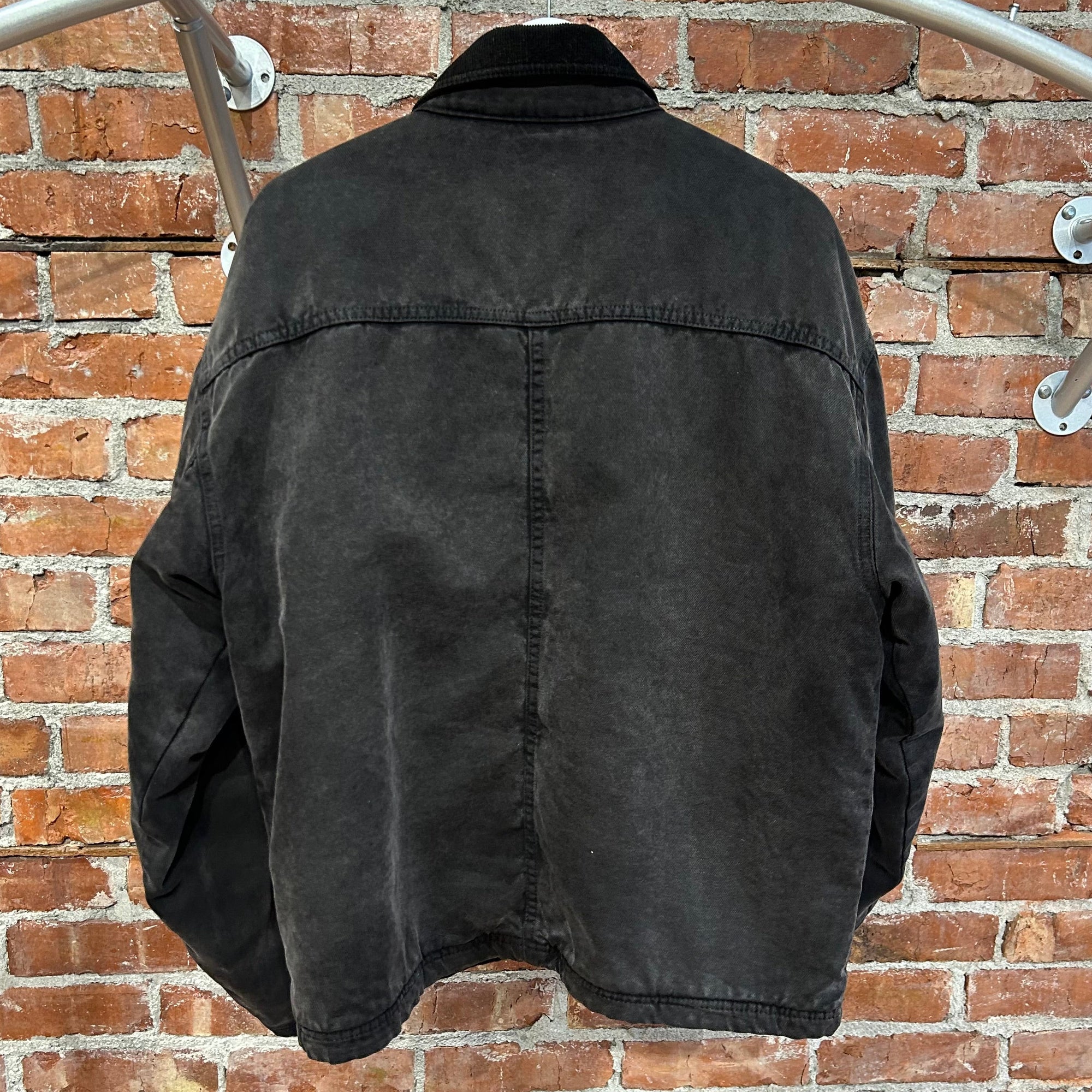 STUSSY WORKWEAR MULTI POCKET JACKET ‘WASHED BLACK’