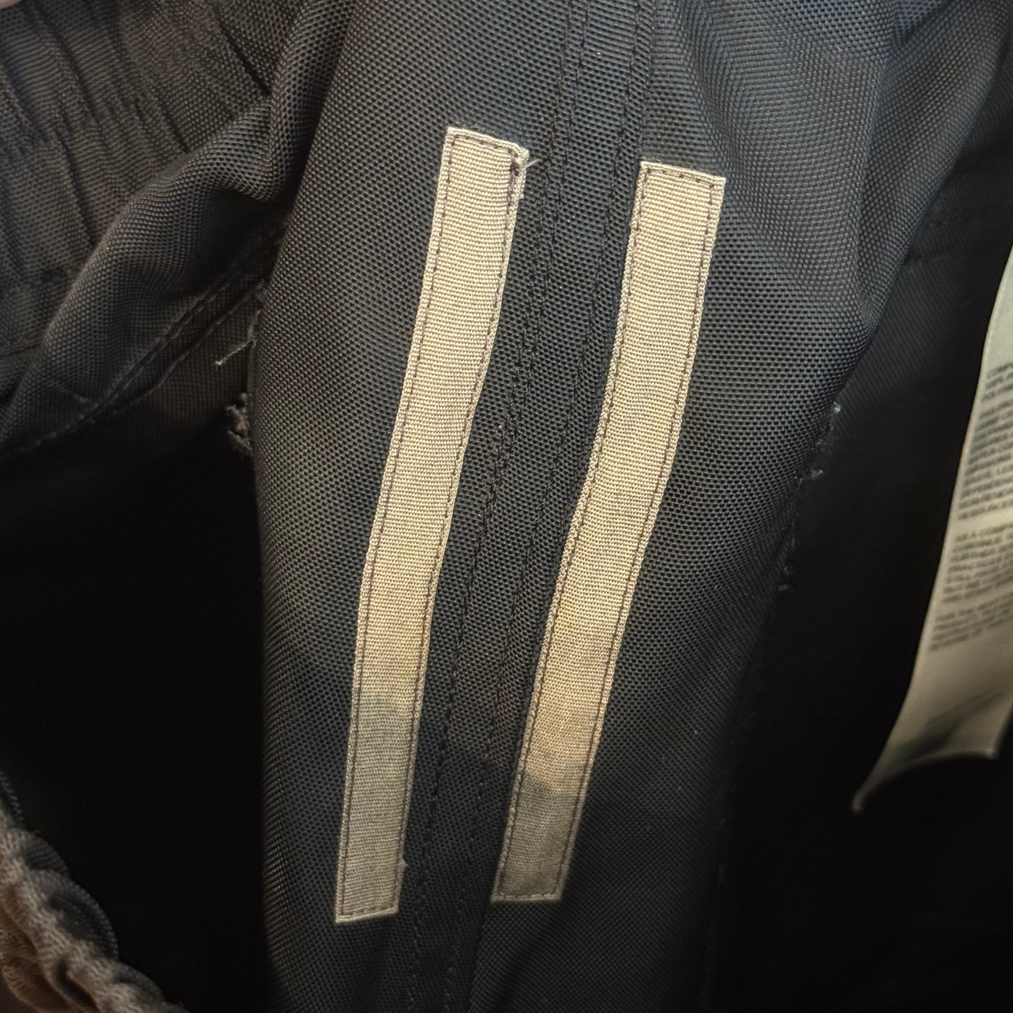 RICK OWENS DRKSDHW CANVAS PUSHER PANTS ‘BLACK’