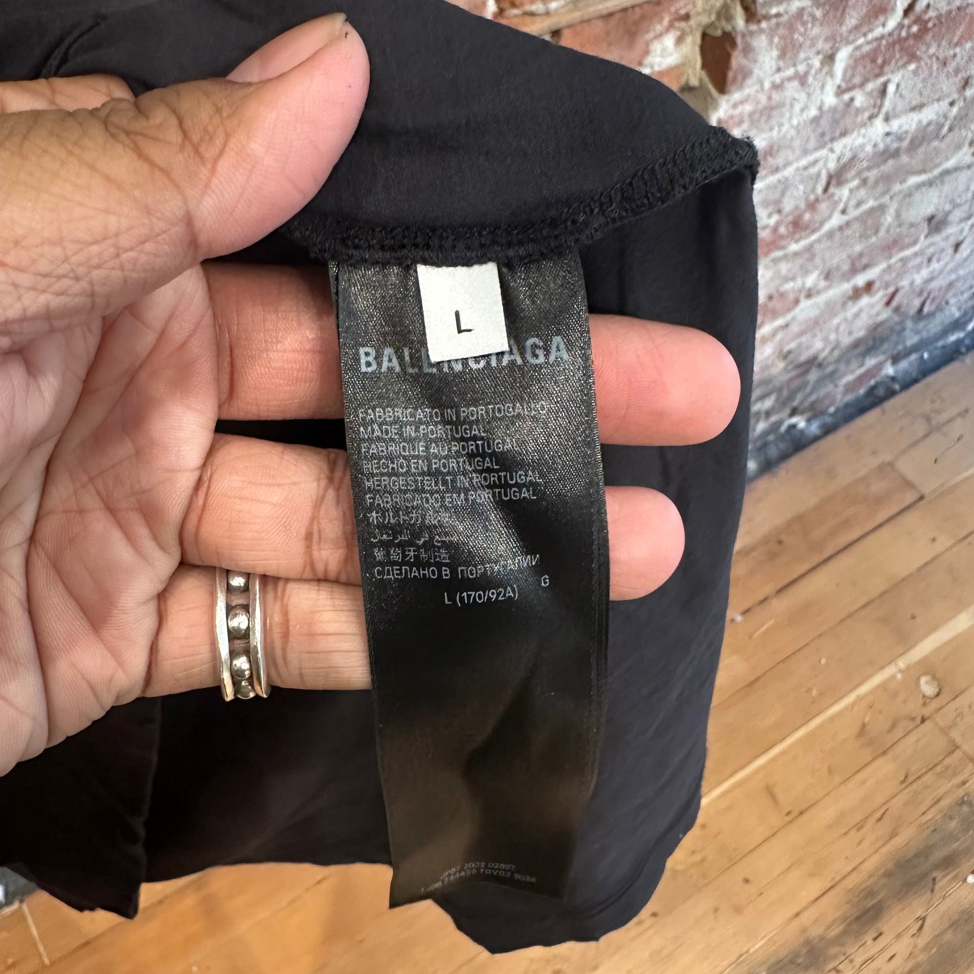 BALENCIAGA SS23 MUDSHOW FREE STYLING TIPS TEE ‘BLACK’
