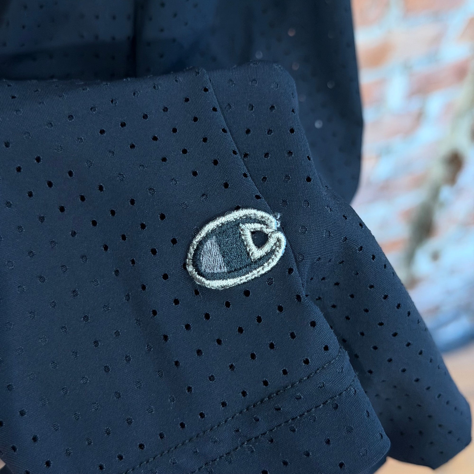 RICK OWENS DRKSHDW x CHAMPION MESH JERSEY TEE ‘BLACK’