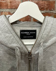 NUMBER(N)INE PEACE ZIP GIMP HOODIE ‘GRAY’