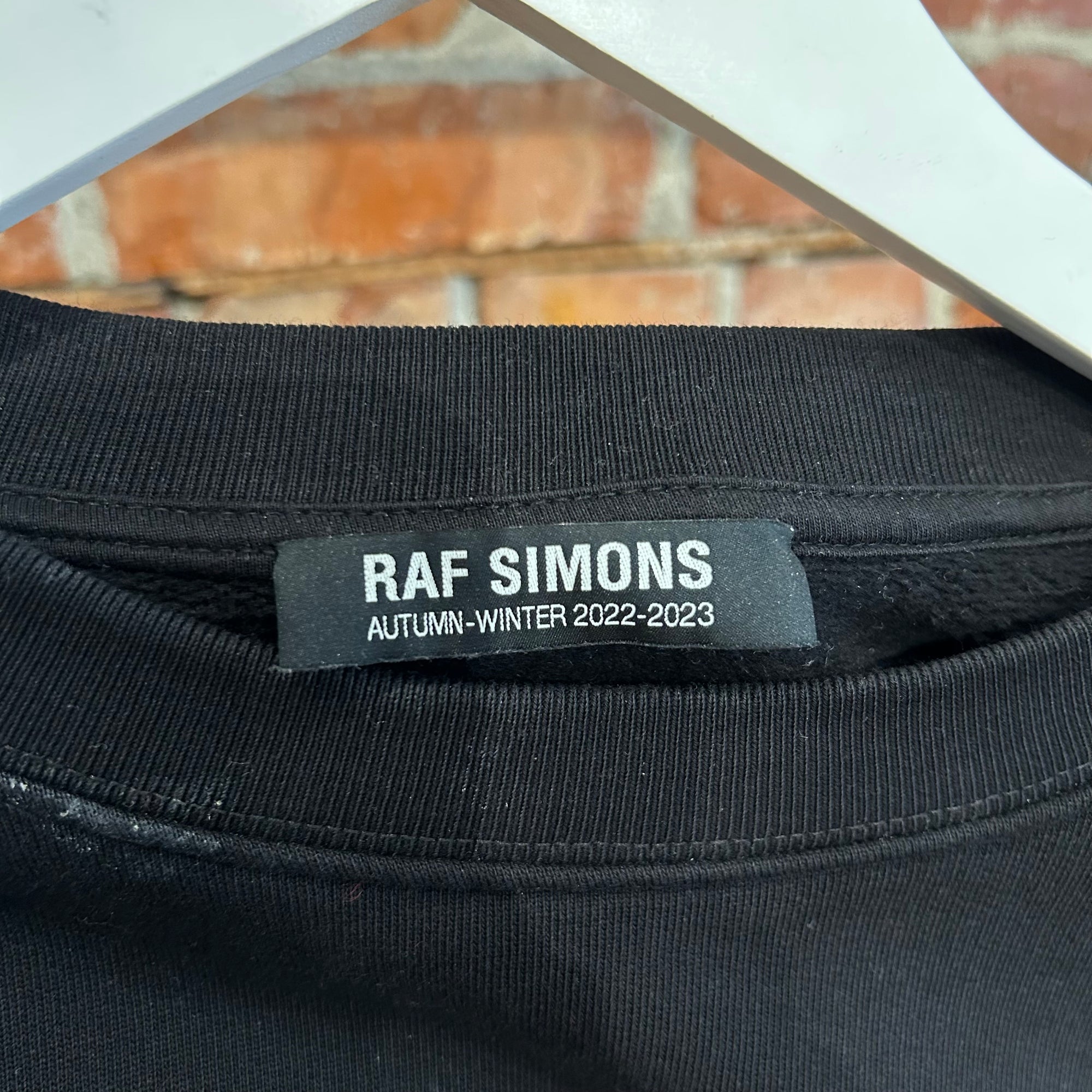 RAF SIMONS FW22 PARABLE CREWNECK ‘BLACK’