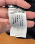 CHROME HEARTS OLIVE VERTICAL SCRIPT HOODIE ‘BLACK’