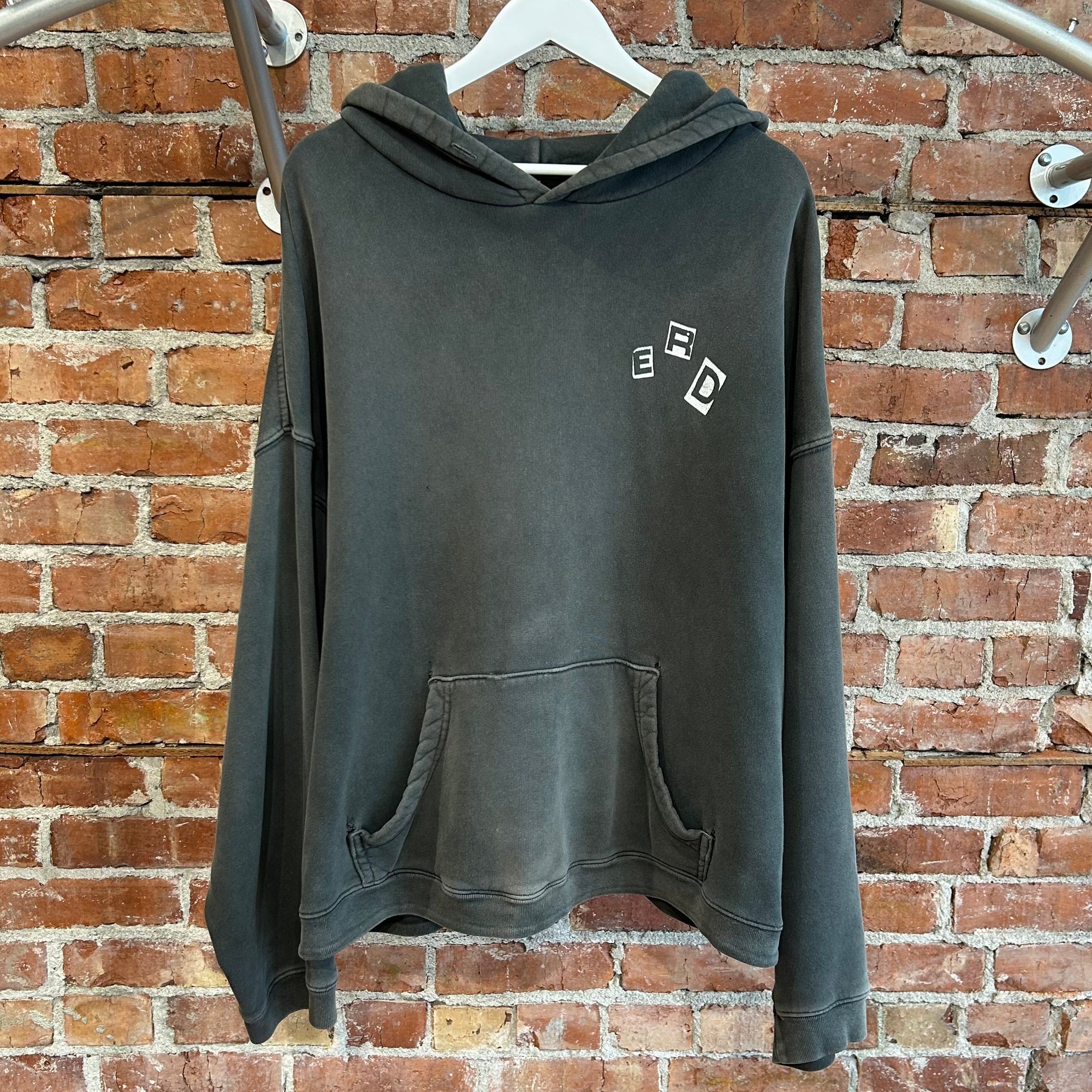 ENFANTS RICHES DEPRIMES SS23 DEMOLITION DERBY HOODIE ‘VNTG BLACK’