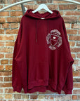 HOOD BY AIR GHETTEAU UNIVERSITY HOODIE ‘BURGUNDY’