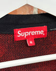 SUPREME SS18 BRUSHED ARGYLE CARDIGAN  ‘RED’