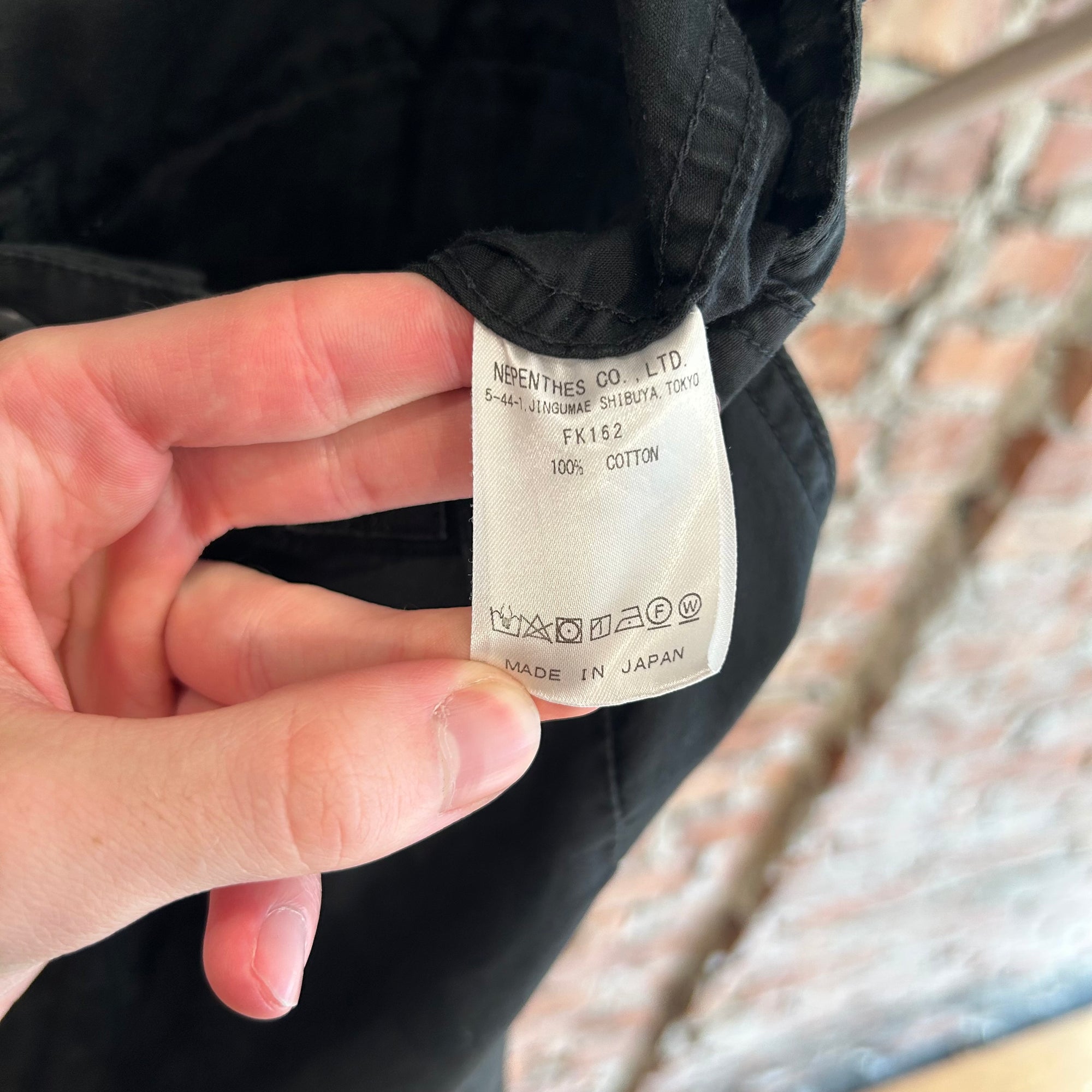 NEEDLES H.D. CARGO PANTS ‘BLACK’