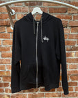 STUSSY ZIP UP BLUE SCRAMBLE 'BLACK'