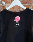 Y-3 FLORAL PANELED TANK TOP ‘BLACK’
