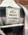 MIHARA YASUHIRO OVERSIZED DISTRESSED FLANNEL ‘MULTI’