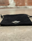 CHROME HEARTS PLUS CROSS HEART BUBBLE GUM RING ‘SILVER’