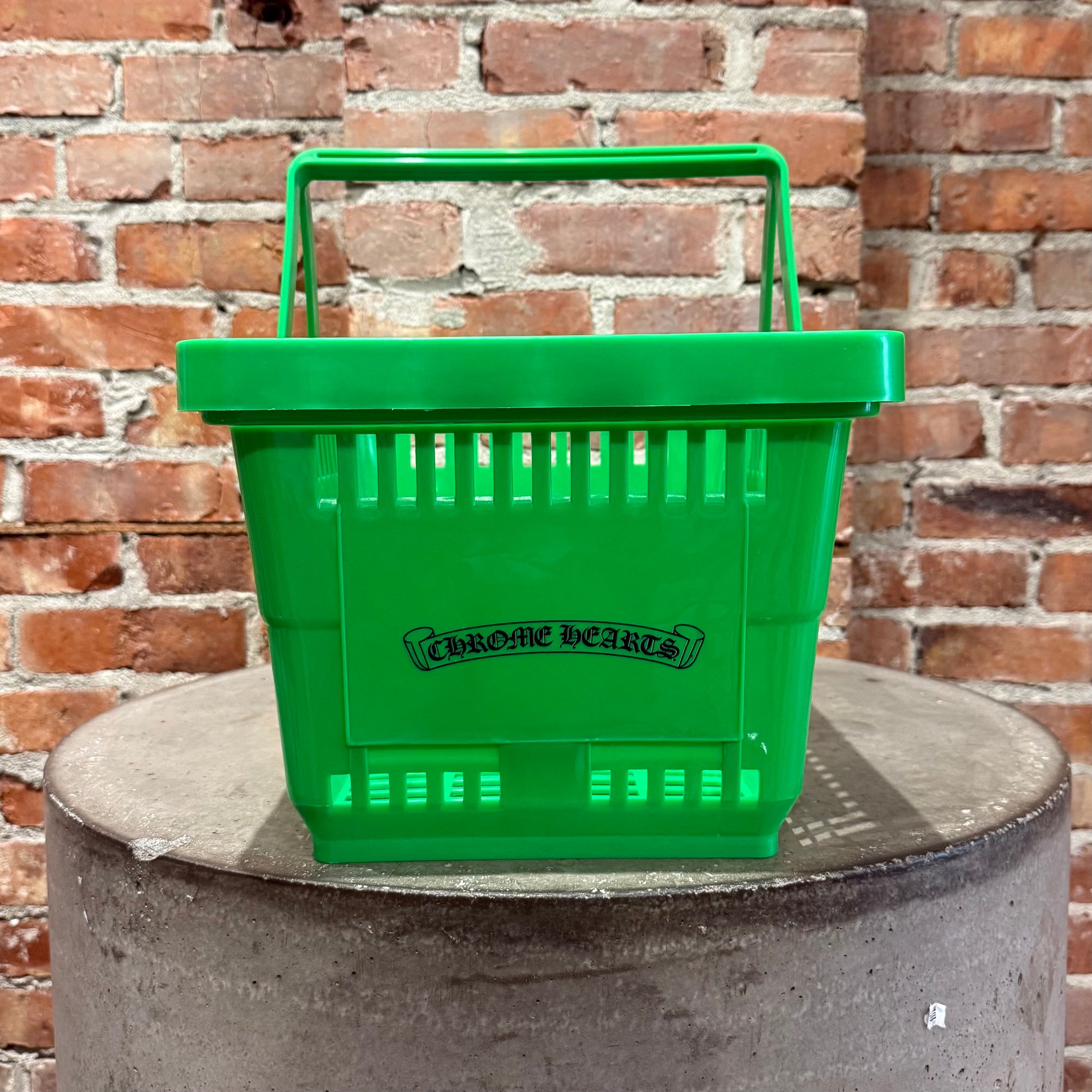 CHROME HEARTS MATTY BOY SEX RECORDS BASKET ‘GREEN’
