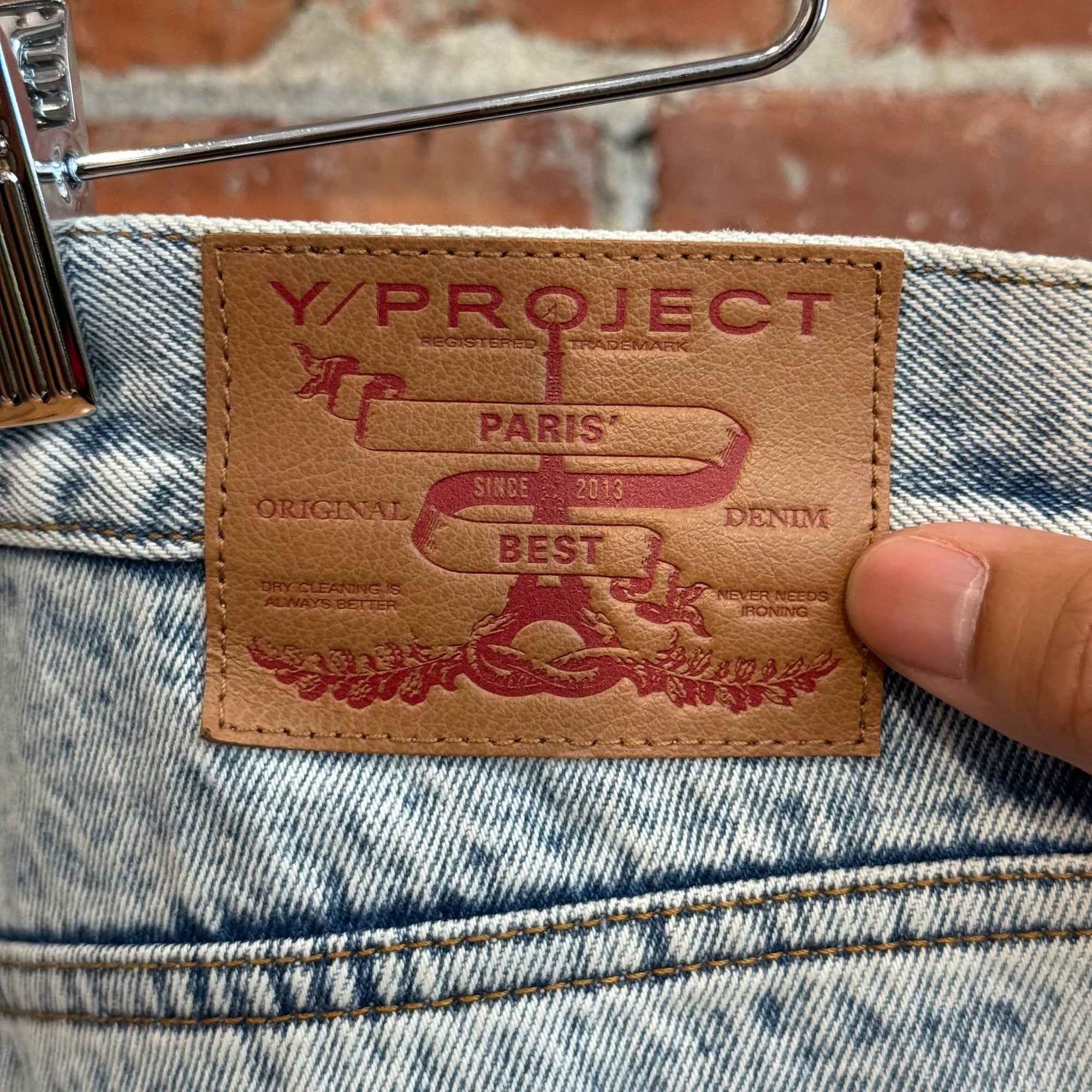Y PROJECT CONVERTIBLE COWBOY DENIM ‘LIGHTWASH’