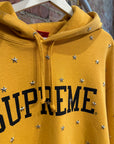 SUPREME FW25 STAR STUDDED HOODIE ‘YELLOW’