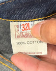 EVISU GENES THIN GULL SLIM STRAIGHT DENIM ‘INDIGO/IVORY’