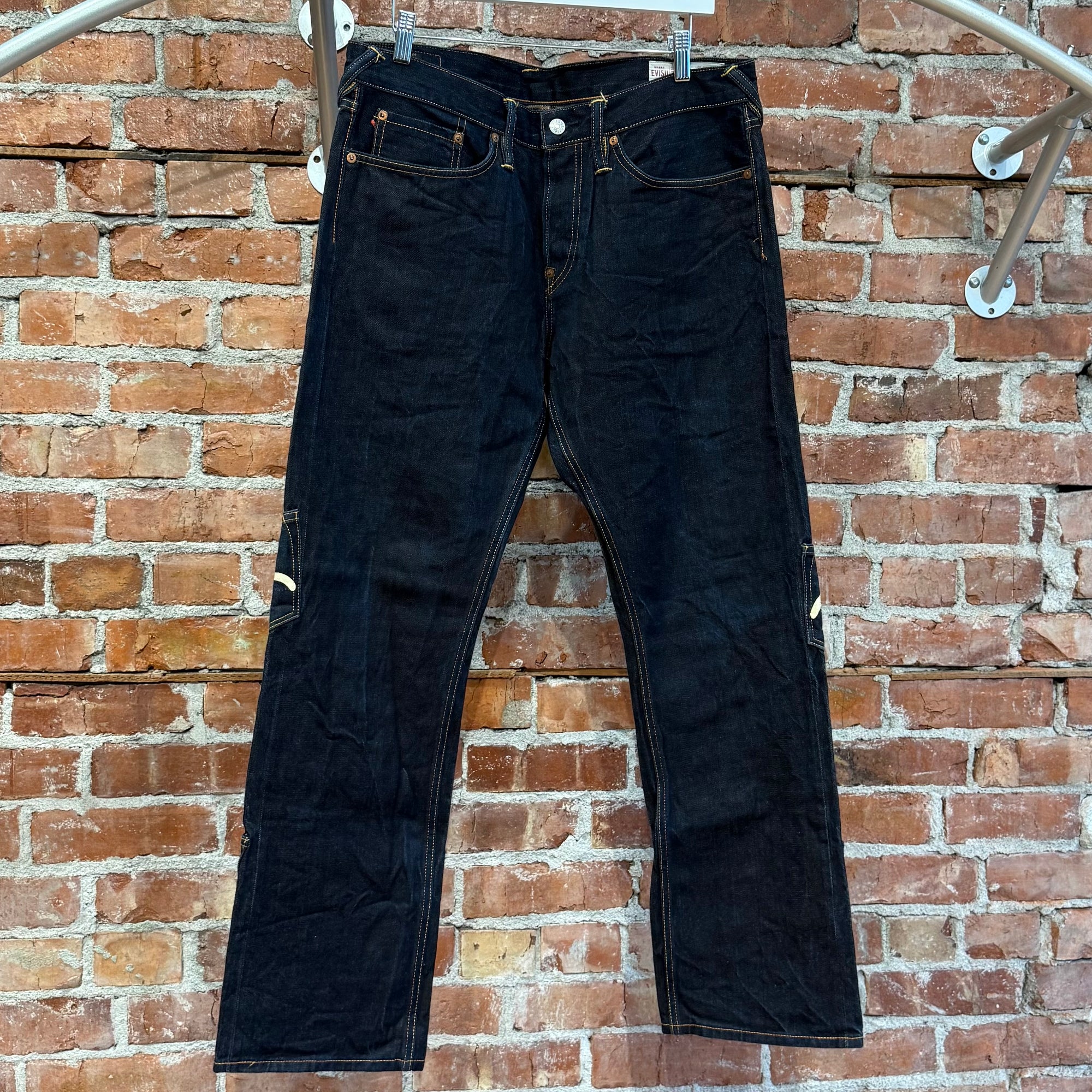 EVISU LOT 2008 MULTIPOCKET DENIM 'INIDGO/IVORY'