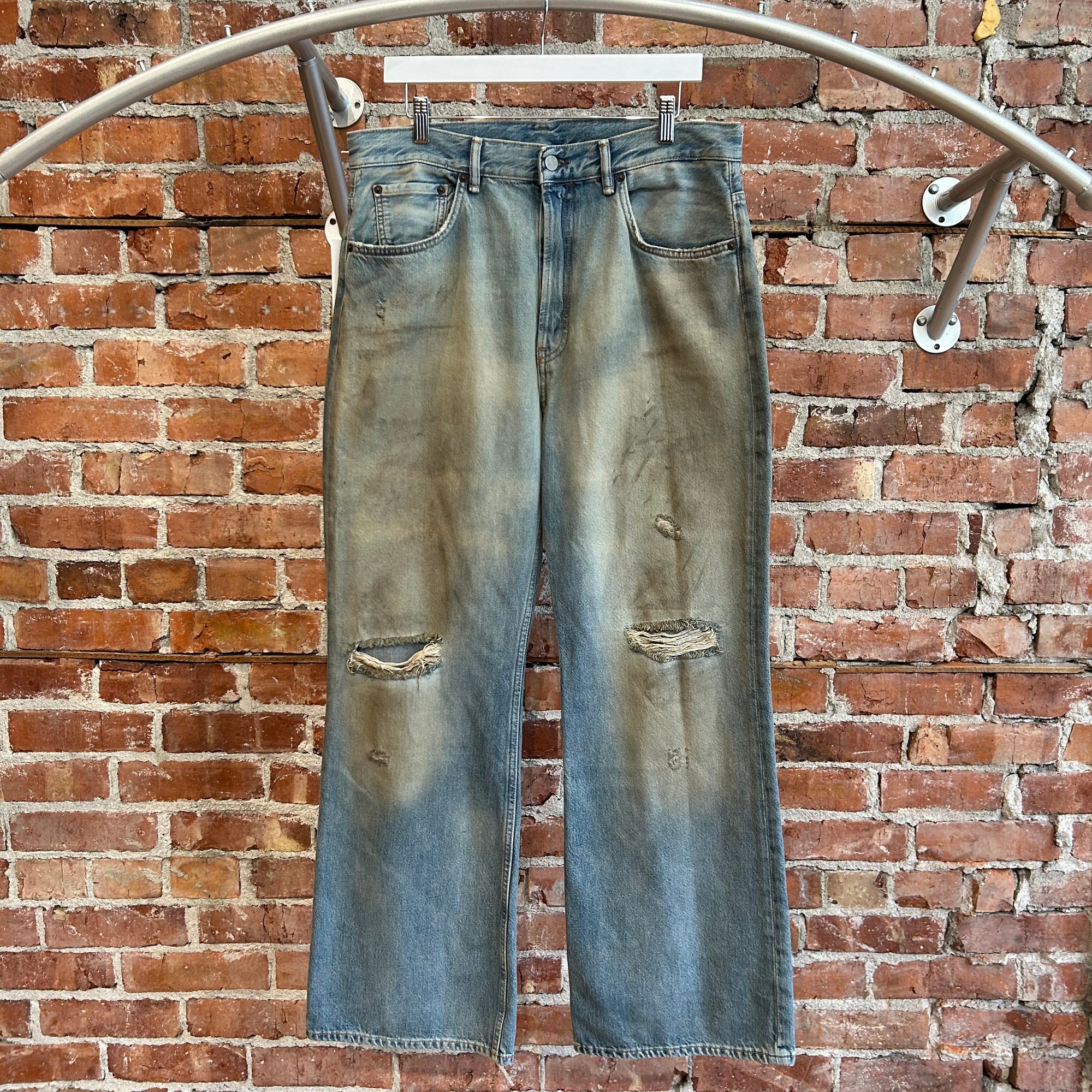 ACNE STUDIOS 2021M PENICILLIN DENIM ‘BLUE/MUD’