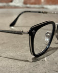 CHROME HEARTS STRAPADICTOME GLASSES ‘BLACK/SILVER’