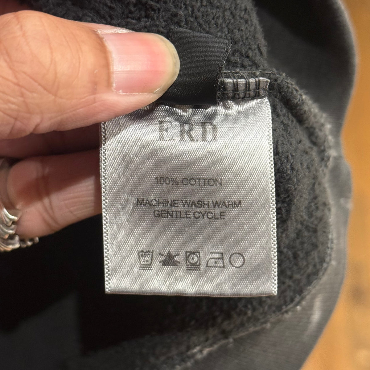 ENFANTS RICHES DEPRIMES FW25 KATHOLISCHES TOOTHBRUSH HOODIE ‘DARK GRAY’