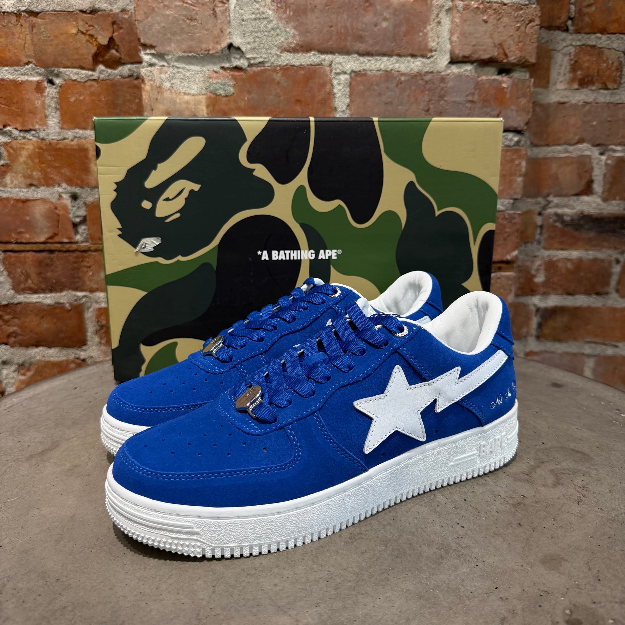 BAPE BAPESTA SUEDE SNEAKERS ‘BLUE’