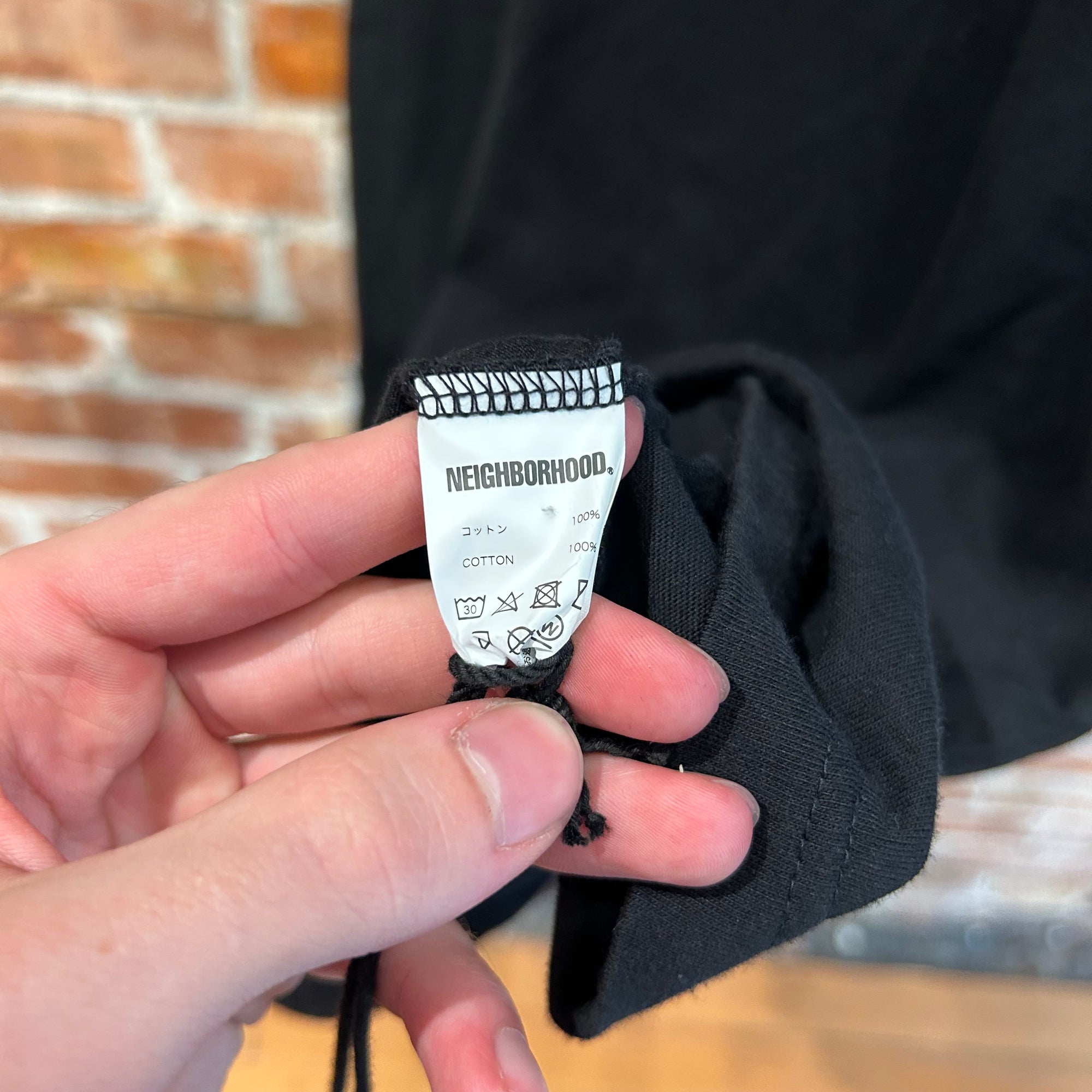 NEIGHBORHOOD CRAFT WITH PRIDE BOX LOGO TEE ‘BLACK’