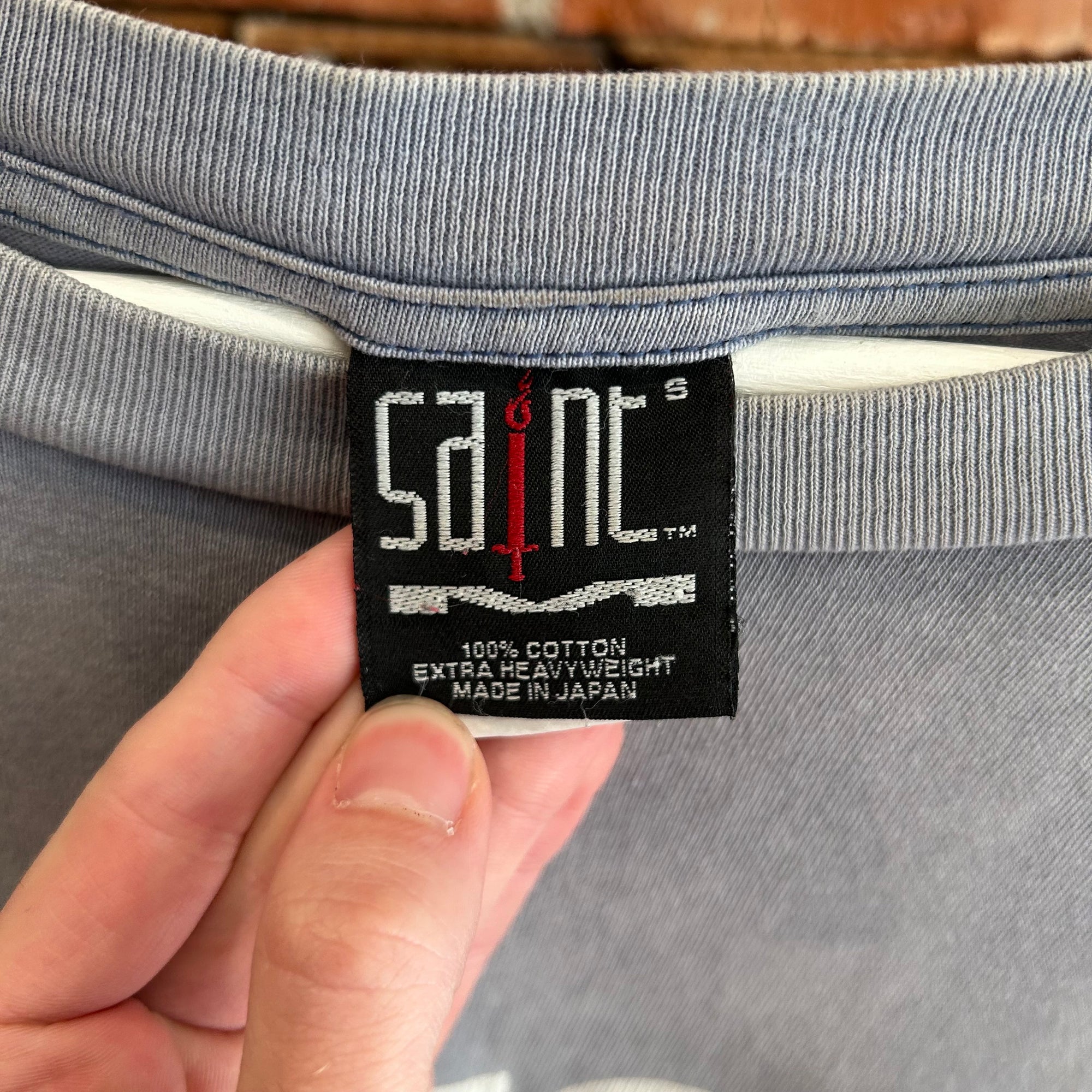SAINT MICHAEL POWER FORCE TEE ‘GRAY’
