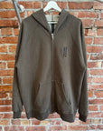 CHROME HEARTS GRP YNOT ZIP UP HOODIE ‘OLIVE’
