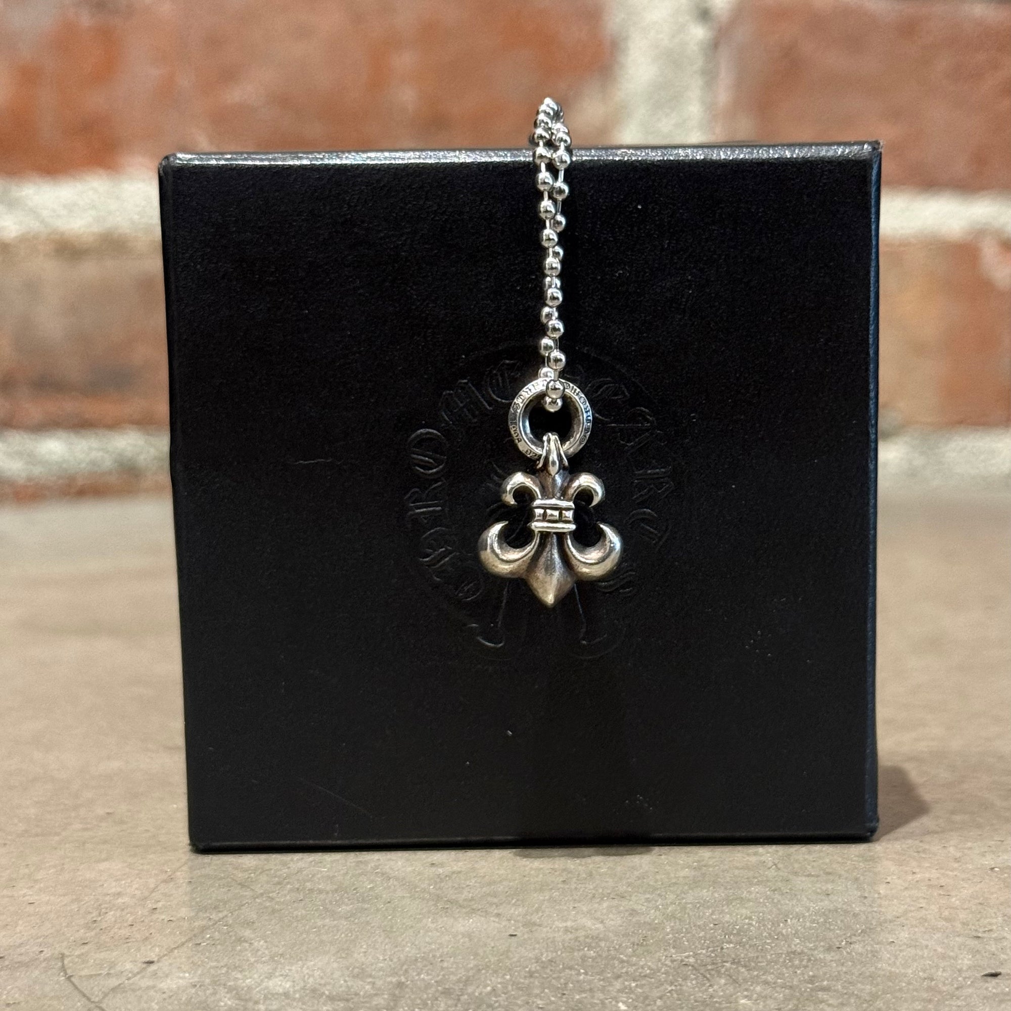 CHROME HEARTS BS FLEUR CHARM PENDANT NECKLACE ‘SILVER’