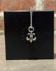 CHROME HEARTS BS FLEUR CHARM PENDANT NECKLACE ‘SILVER’