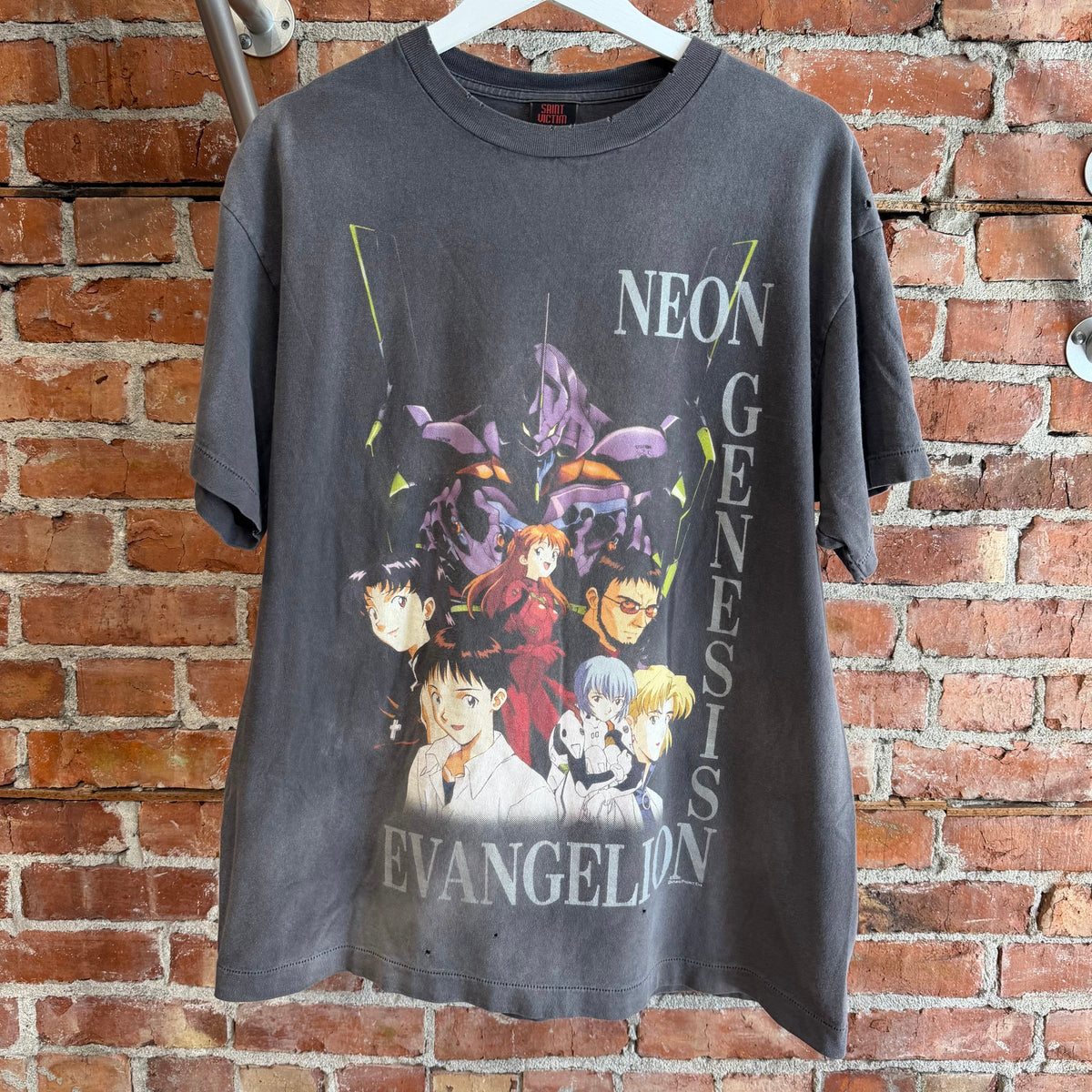 SAINT MICHAEL EVANGELION TEE ‘VINTAGE BLACK'