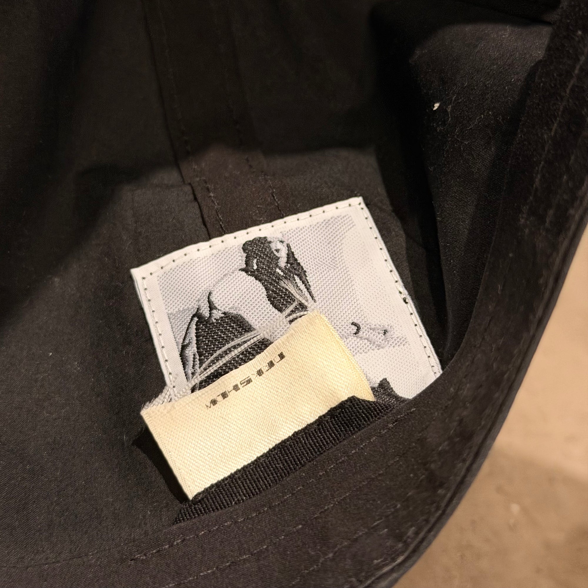 RICK OWENS DRKSHDW BASEBALL CAP ‘BLACK’