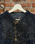 NEEDLES SWITCHED PATCHWORK CHORE COAT ‘NAVY/MULTI’