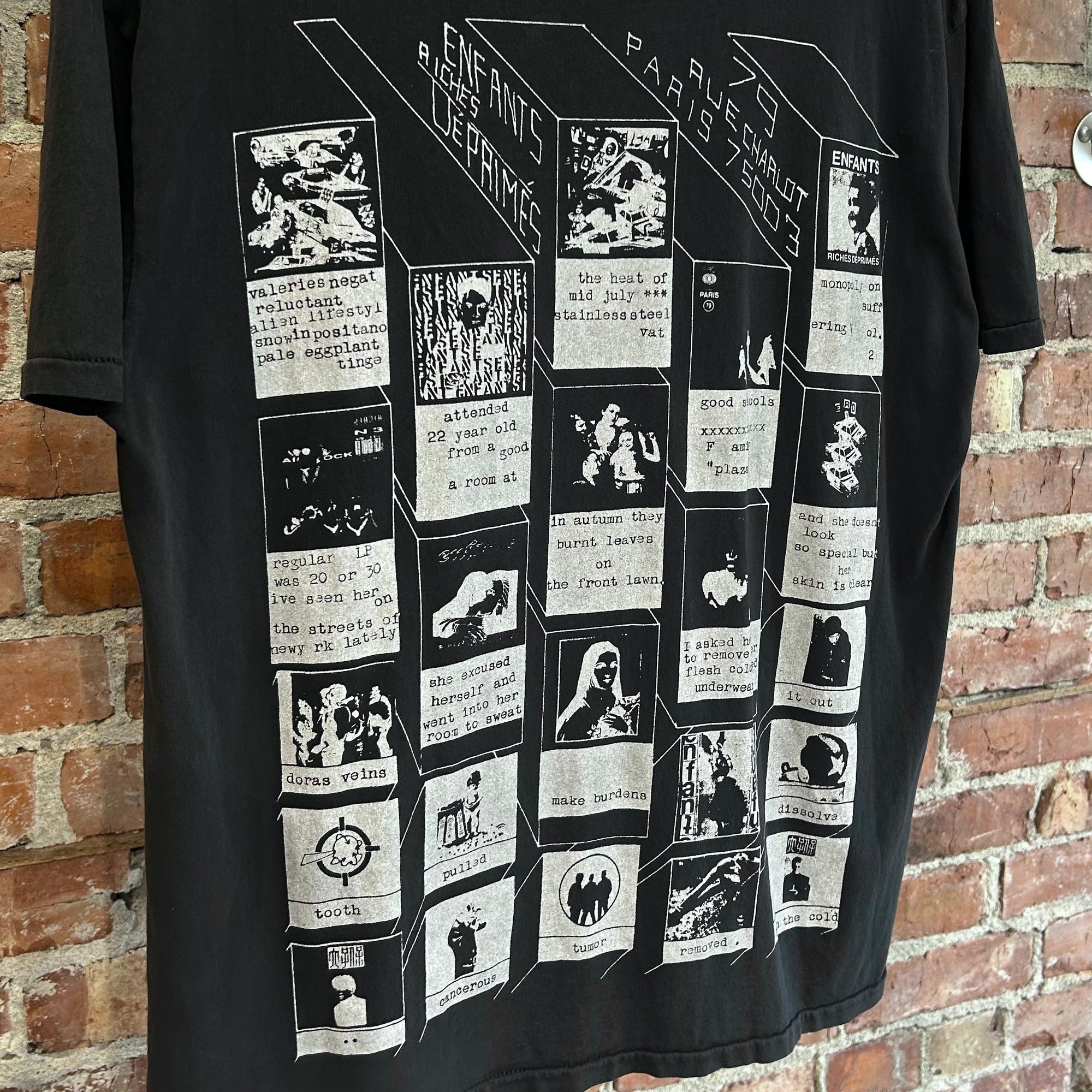 ENFANTS RICHES DEPRIMES SS25 PARIS TEE ‘BLACK’