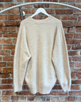 ACNE STUDIOS V-NECK WOOL SWEATER ‘CREAM’