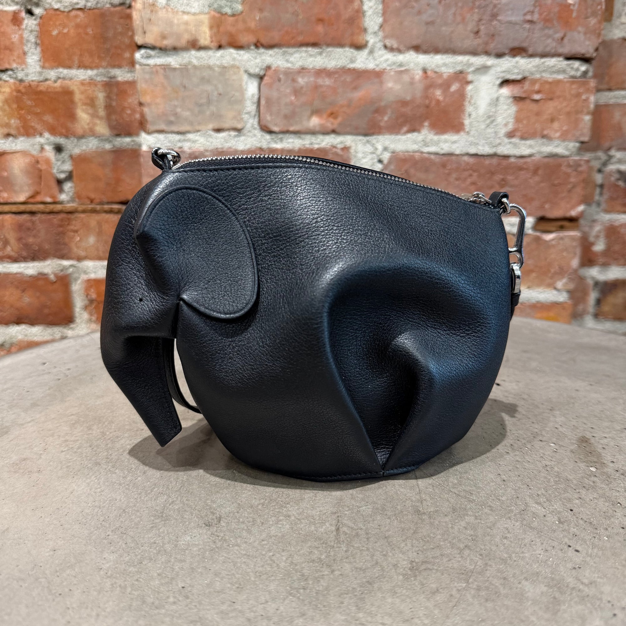 LOEWE ELEPHANT CALFSKIN MINI BAG ‘BLACK’