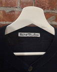 ACNE STUDIOS CLASSIC WOOL CARDIGAN ‘NAVY’