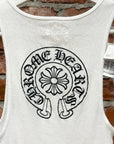 CHROME HEARTS HORSESHOE LOGO TANK TOP ‘WHITE’