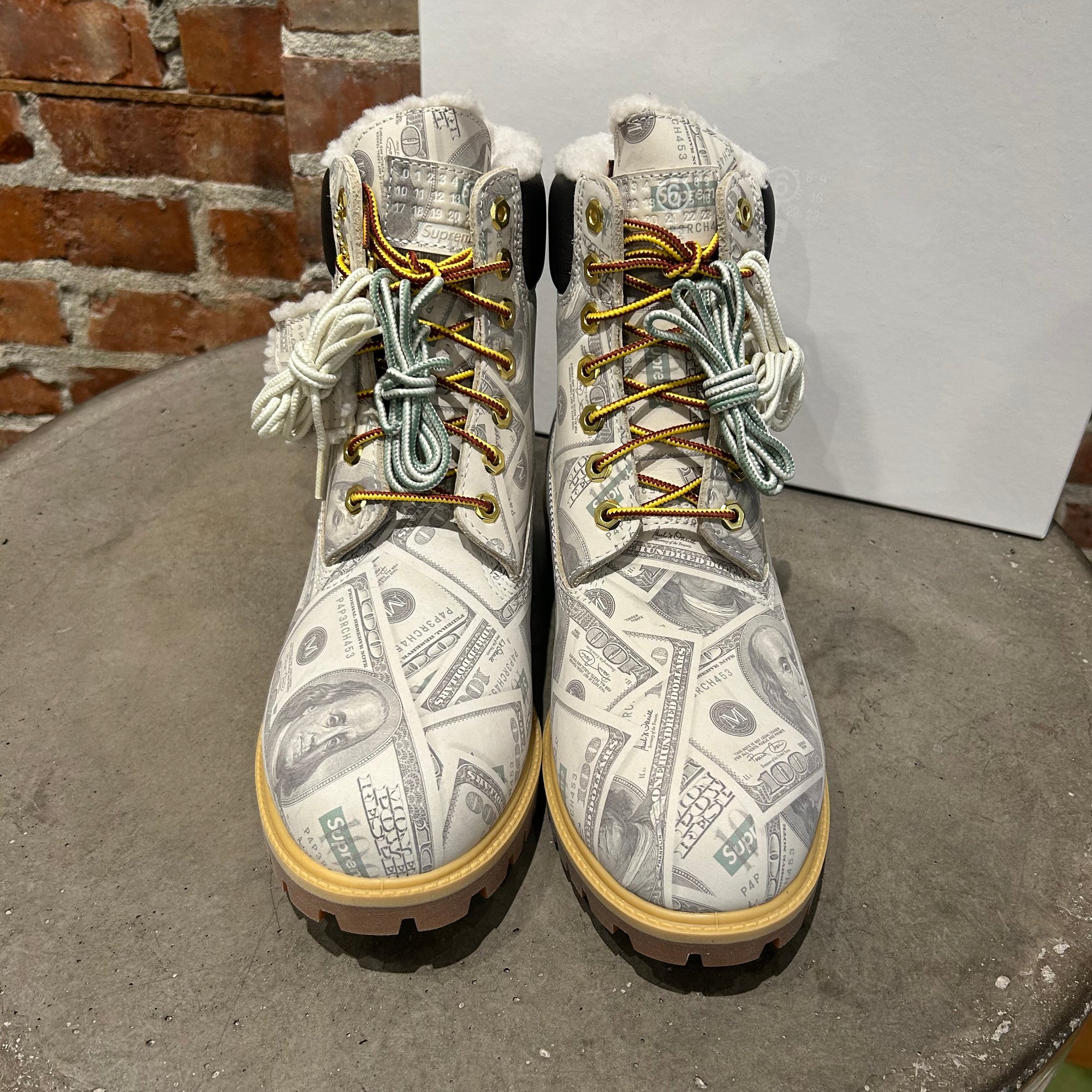 SUPREME X MARGIELA SS26 TIMBERLAND MONEY BOOT ‘MULTI’