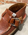VISVIM 08AW SKYNYRD DOUBLE RING MOC FOLK LEATHER ‘BROWN’