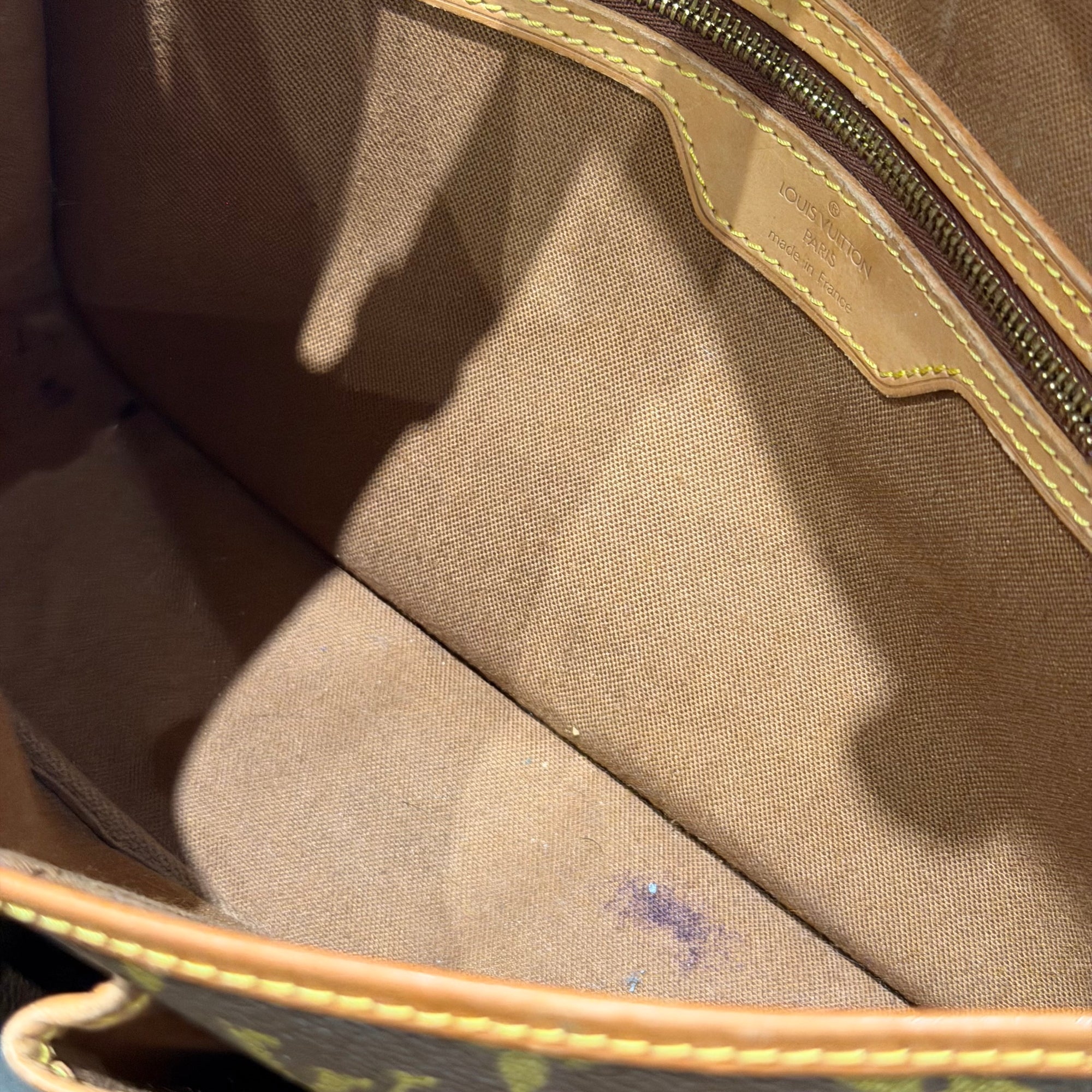 LOUIS VUITTON VINTAGE MONOGRAM SIDE BAG ‘BROWN’