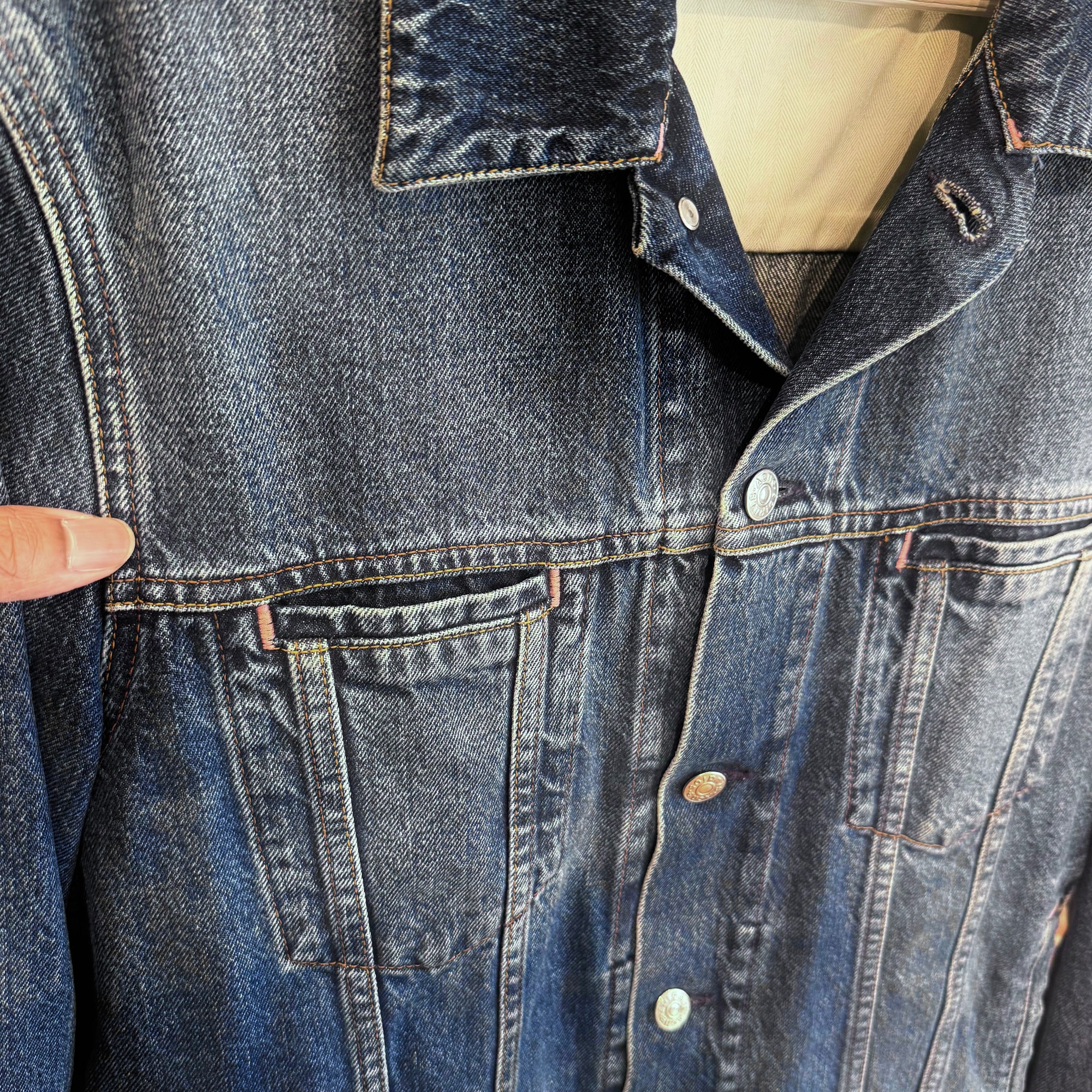 ACNE STUDIOS DENIM TRUCKER JACKET ‘MEDIUM WASH’