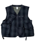 SOUTH2 WEST8 PLAID BUSH TREK VEST 'GREY'