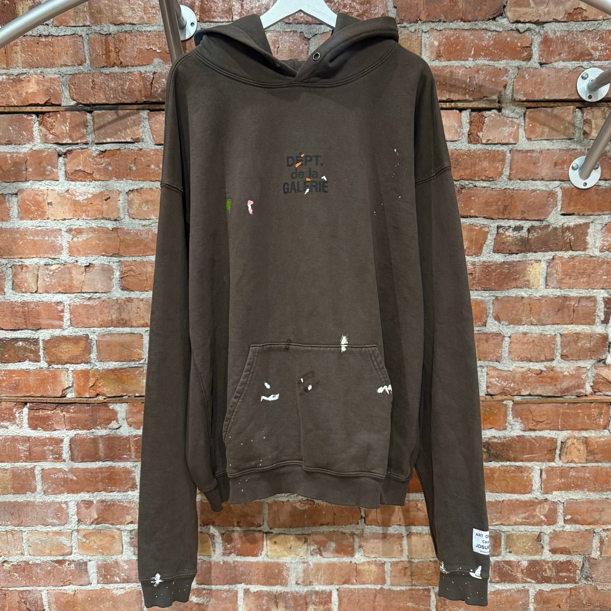 GALLERY DEPT. FRENCH LOGO PAINTER HOODIE ‘BROWN’